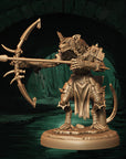 a statue of a cat with a bow and arrow
