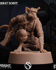 a statue of a monkey with a rifle