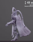 Sapient Humanoid, High-Ranked Templar 1 - 3d Printed Miniature Sculpted by Papsikels Miniatures