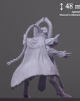 Sapient Humanoid, High-Ranked Templar 1 - 3d Printed Miniature Sculpted by Papsikels Miniatures