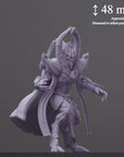 Sapient Humanoid, High-Ranked Templar 1 - 3d Printed Miniature Sculpted by Papsikels Miniatures
