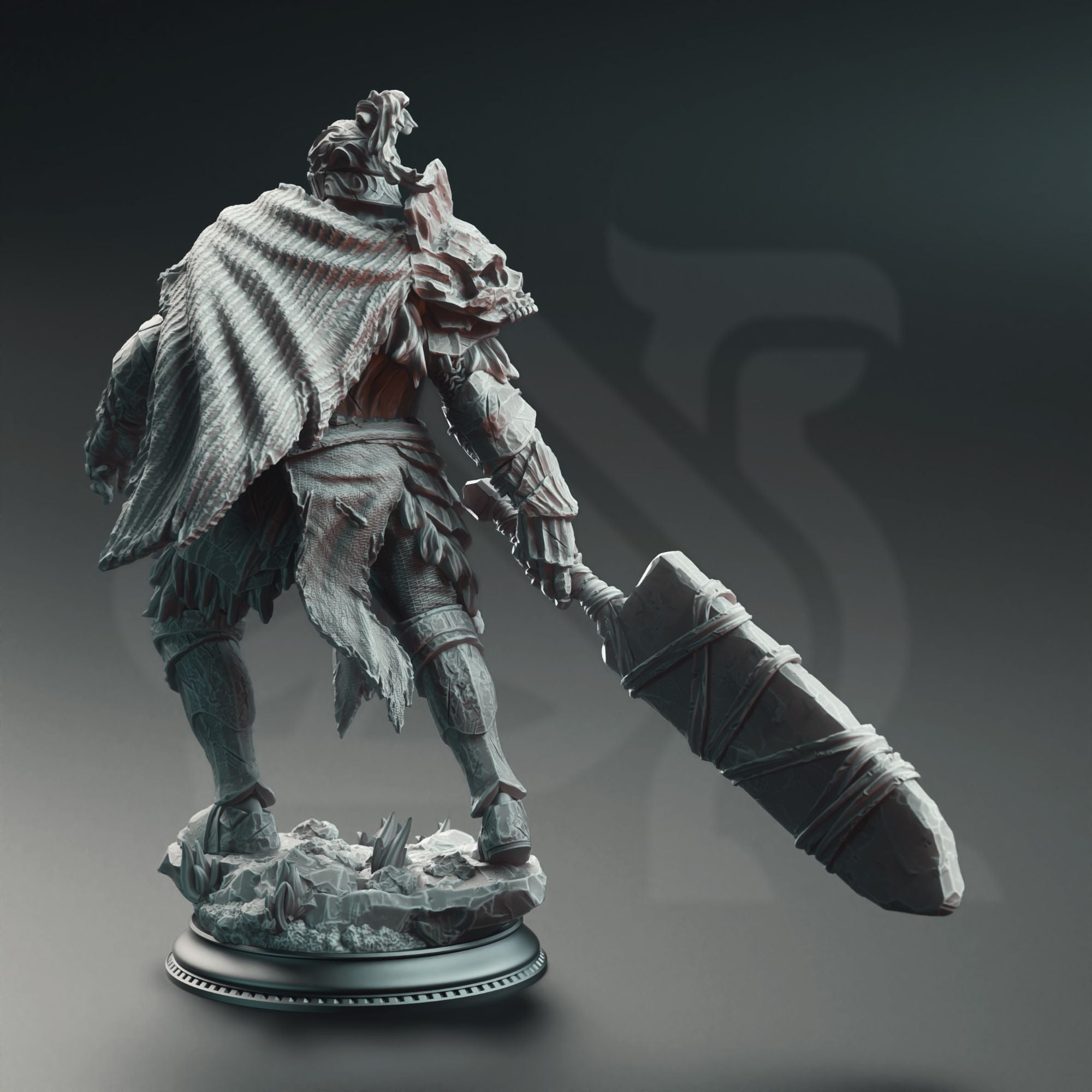 Buderim Shakes-The-Ground, Colossal Executioner - 3d Printed Miniature Sculpted by DM Stash