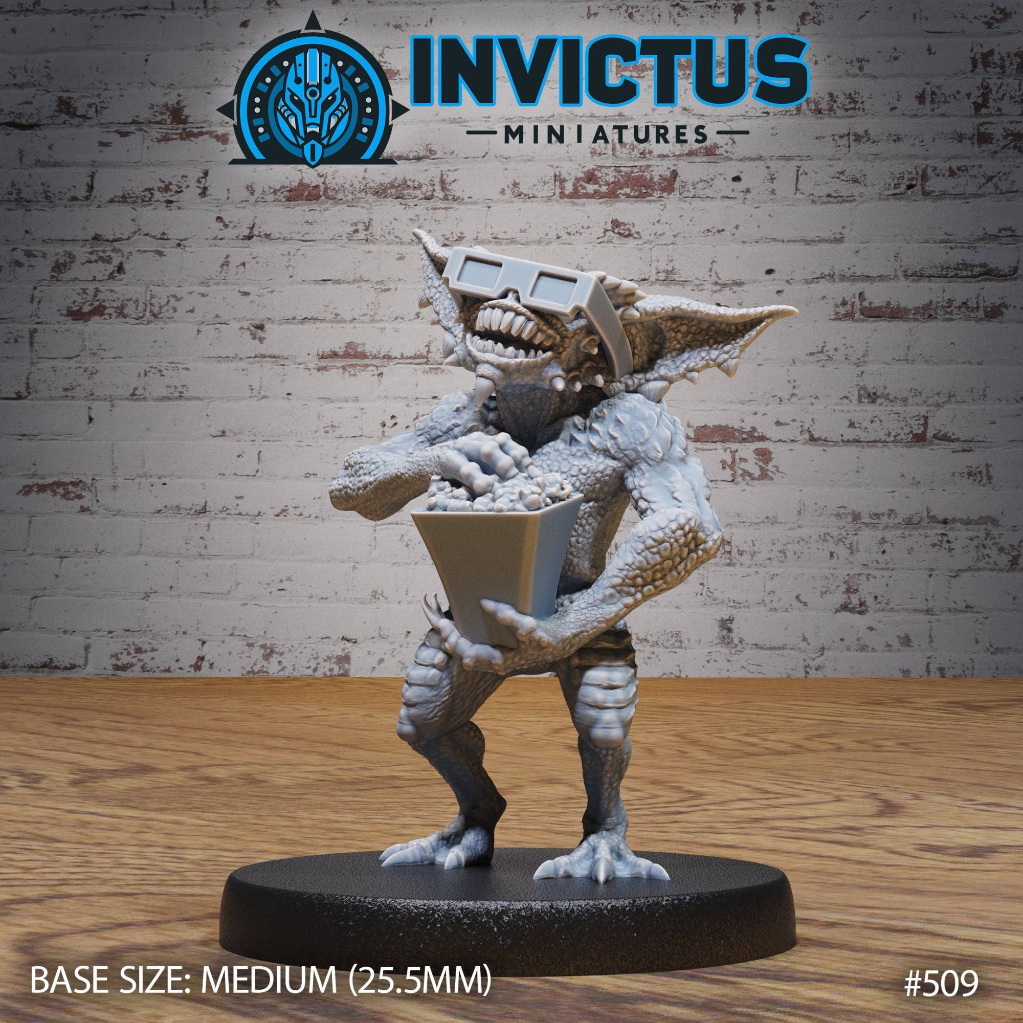 Nibbler Goblin - 3d Printed Miniature Sculpted by Invictus Miniatures