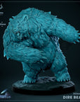 Dire Bear - 3d Printed Miniature by Mammoth Factory