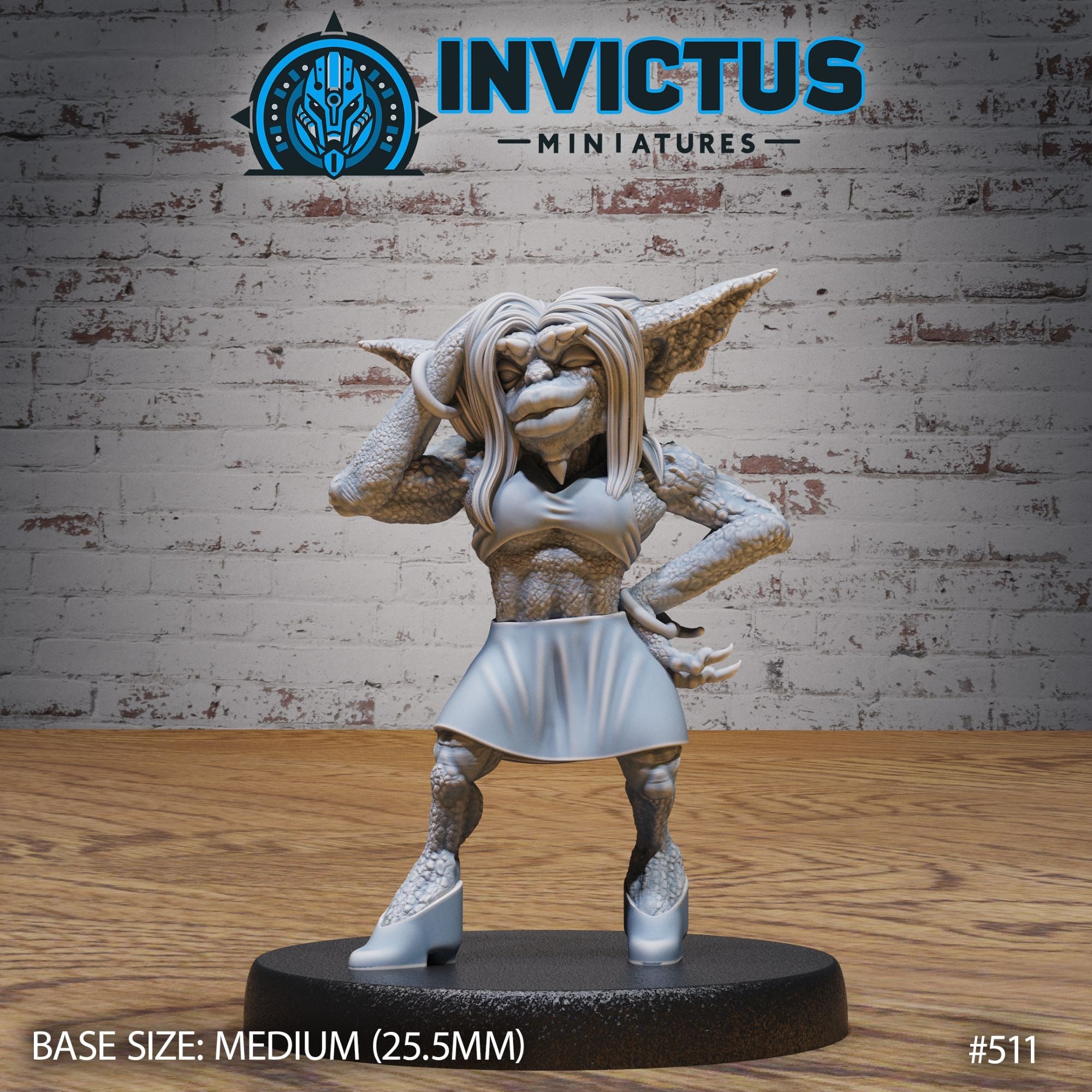 Nibbler Goblin - 3d Printed Miniature Sculpted by Invictus Miniatures