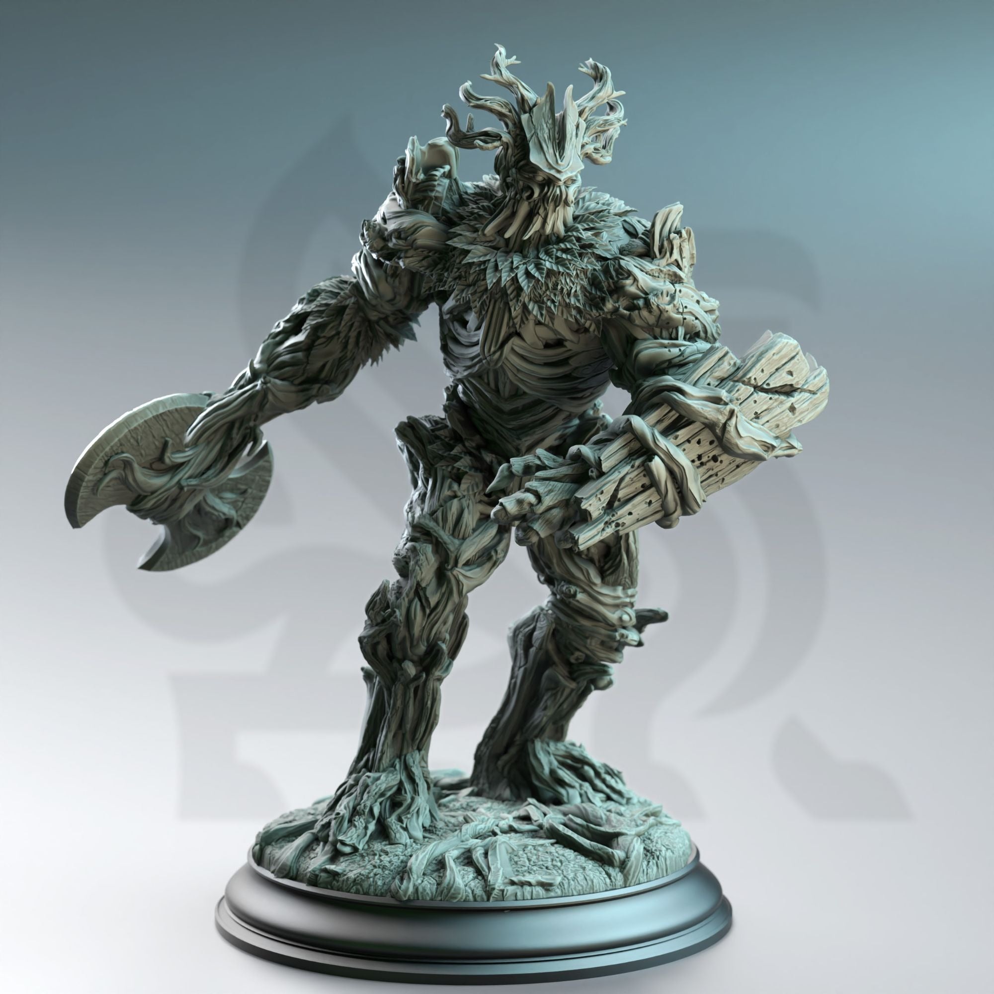 Trostaka the Vengeful, Treant of Hatred - 3d Printed Miniature Sculpted by DM Stash