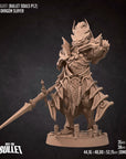 Leo, the Dragon Slayer - 3d Printed Miniature sculpted by Bite the Bullet