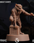 a statue of a creature with a hat on
