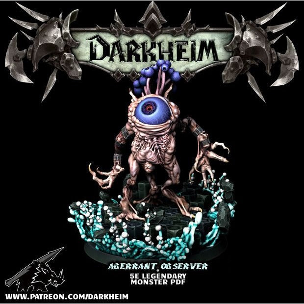 Aberrant Observer - 3d Printed Darkheim Miniature by Rocket Pig Games