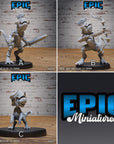 Dino Knight - 3d Printed by Epic Miniatures