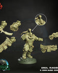 Grol Raiders - 3d Printed Miniature by Crippled God Foundry