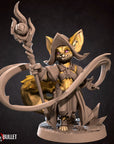 Foxfolk Wizard - 3d Printed Miniature sculpted by Bite the Bullet