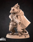 Space Ratfolk Soldier - Bullet Galaxy - 3d Printed Miniature sculpted by Bite the Bullet