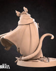 Space Ratfolk Soldier - Bullet Galaxy - 3d Printed Miniature sculpted by Bite the Bullet
