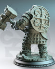 Kilroy of Voksnja, Earth Elemi Dwarf Cleric - 3d Printed Miniature Sculpted by DM Stash