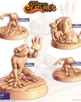 Grun (Grung) - Fantastic Creatures - 3d Printed Miniature Sculpted by Cast N Play