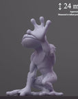 Grun (Grung) - Fantastic Creatures - 3d Printed Miniature Sculpted by Cast N Play