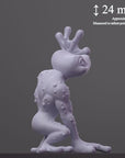 Grun (Grung) - Fantastic Creatures - 3d Printed Miniature Sculpted by Cast N Play
