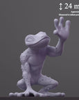 Grun (Grung) - Fantastic Creatures - 3d Printed Miniature Sculpted by Cast N Play