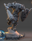Throggar Wolfbane - The Frostbane Legion (Ice Orcs) - 3d Printed Miniature sculpted by Daybreak Miniatures