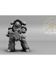 Atlan Forge - 5 Model Modular Unit 3d Printed Sculpted by Atlan Forge