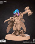 Pixie Warrior - Pixies - 3d Printed Miniature sculpted by Bite the Bullet