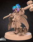 Pixie Warrior - Pixies - 3d Printed Miniature sculpted by Bite the Bullet