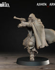 a statue of a man with a gun
