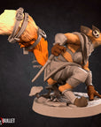 Foxfolk Rogue - 3d Printed Miniature sculpted by Bite the Bullet