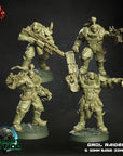 Grol Raiders - 3d Printed Miniature by Crippled God Foundry