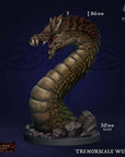 Tremorscale Wurm - 3d Printed Miniature by Mammoth Factory
