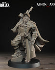 a statue of a man with a sword