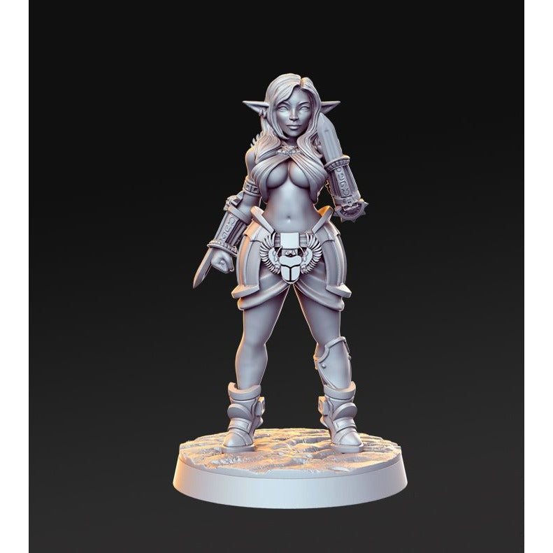 Itaka - Order of the Iron Lily - 3d Printed Miniature Sculpted by RN Estudio