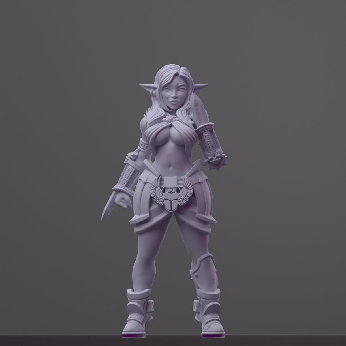 Itaka - Order of the Iron Lily - 3d Printed Miniature Sculpted by RN Estudio
