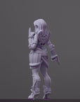 Itaka - Order of the Iron Lily - 3d Printed Miniature Sculpted by RN Estudio