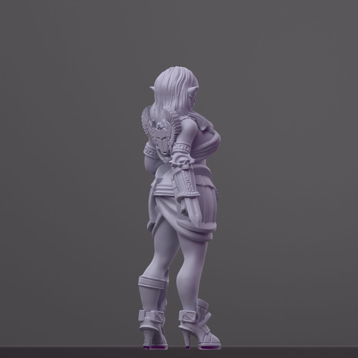 Itaka - Order of the Iron Lily - 3d Printed Miniature Sculpted by RN Estudio
