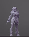 Itaka - Order of the Iron Lily - 3d Printed Miniature Sculpted by RN Estudio