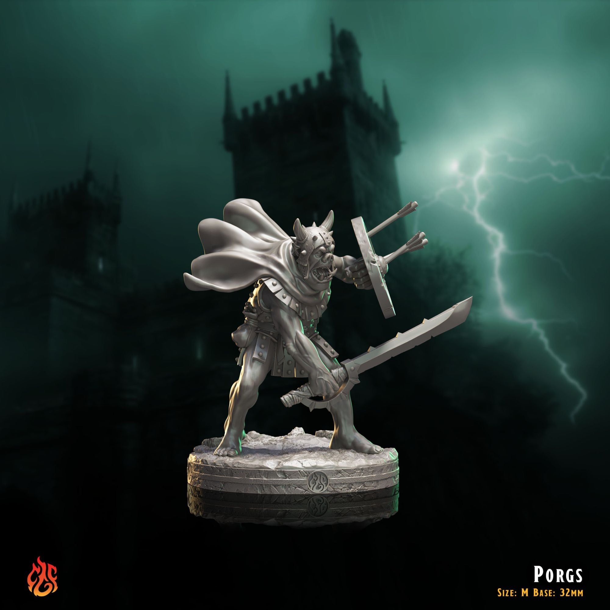 Porgs - The Mad Alchemist - 3d Printed Miniature Sculpted by Crippled God Foundry