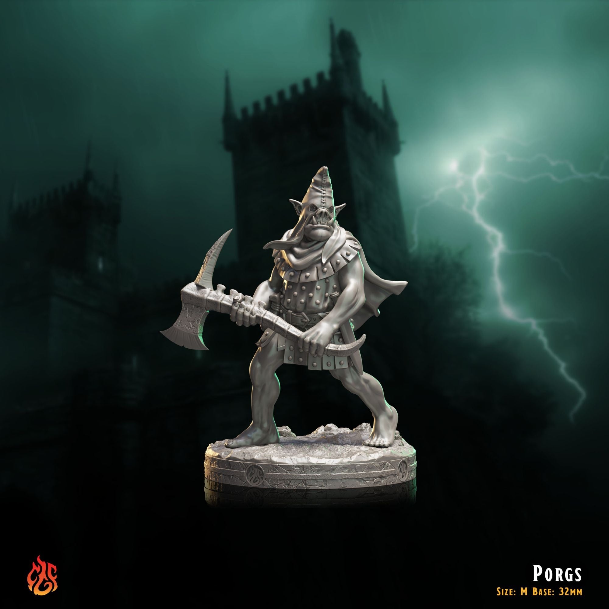 Porgs - The Mad Alchemist - 3d Printed Miniature Sculpted by Crippled God Foundry