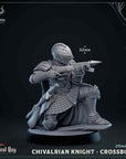 Chivalrian Knight Crossbow - 3d Printed Miniature Sculpted by Mammoth Factory