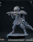 Chivalrian Knight Crossbow - 3d Printed Miniature Sculpted by Mammoth Factory