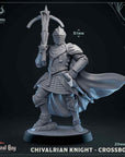 Chivalrian Knight Crossbow - 3d Printed Miniature Sculpted by Mammoth Factory