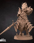 Leo, the Dragon Slayer - 3d Printed Miniature sculpted by Bite the Bullet