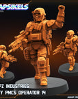 Papz Industries WY PMCS Operators - 3d Printed Miniature Sculpted by Papsikels Miniatures