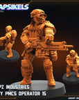 Papz Industries WY PMCS Operators - 3d Printed Miniature Sculpted by Papsikels Miniatures