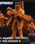 Papz Industries WY PMCS Operators - 3d Printed Miniature Sculpted by Papsikels Miniatures