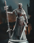 Evana the Proselytizer, Devout of Tharameni - 3d Printed Miniature Sculpted by DM Stash