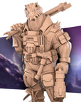 Space Lizard Mechanic - Bullet Galaxy - 3d Printed Miniature sculpted by Bite the Bullet
