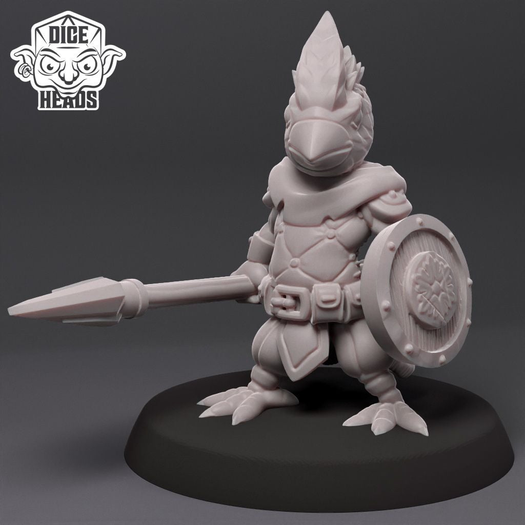 Bird Infantry - 3d Printed Miniature by DiceHeads