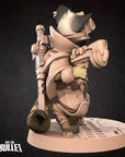Space Catfolk Vanguard - Bullet Galaxy - 3d Printed Miniature sculpted by Bite the Bullet